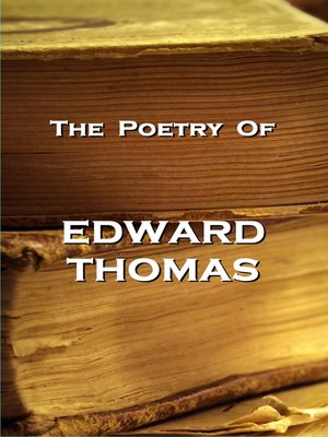 cover image of The Poetry of Edward Thomas